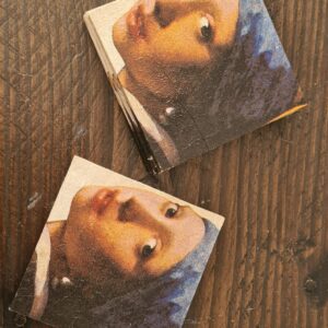 Onderzetters Meisje met de Parel – (9 × 9 cm)